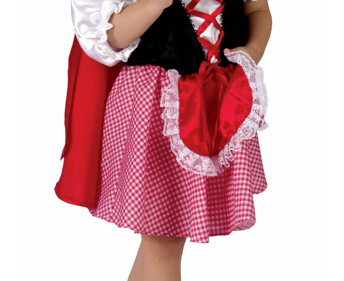 Role play-set for child Red Hood (dress with apron, hooded cape), size 92/104 cm